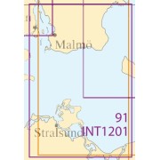 S 91 Kustkort Öresund- Hanöbukten- Pommernbukten